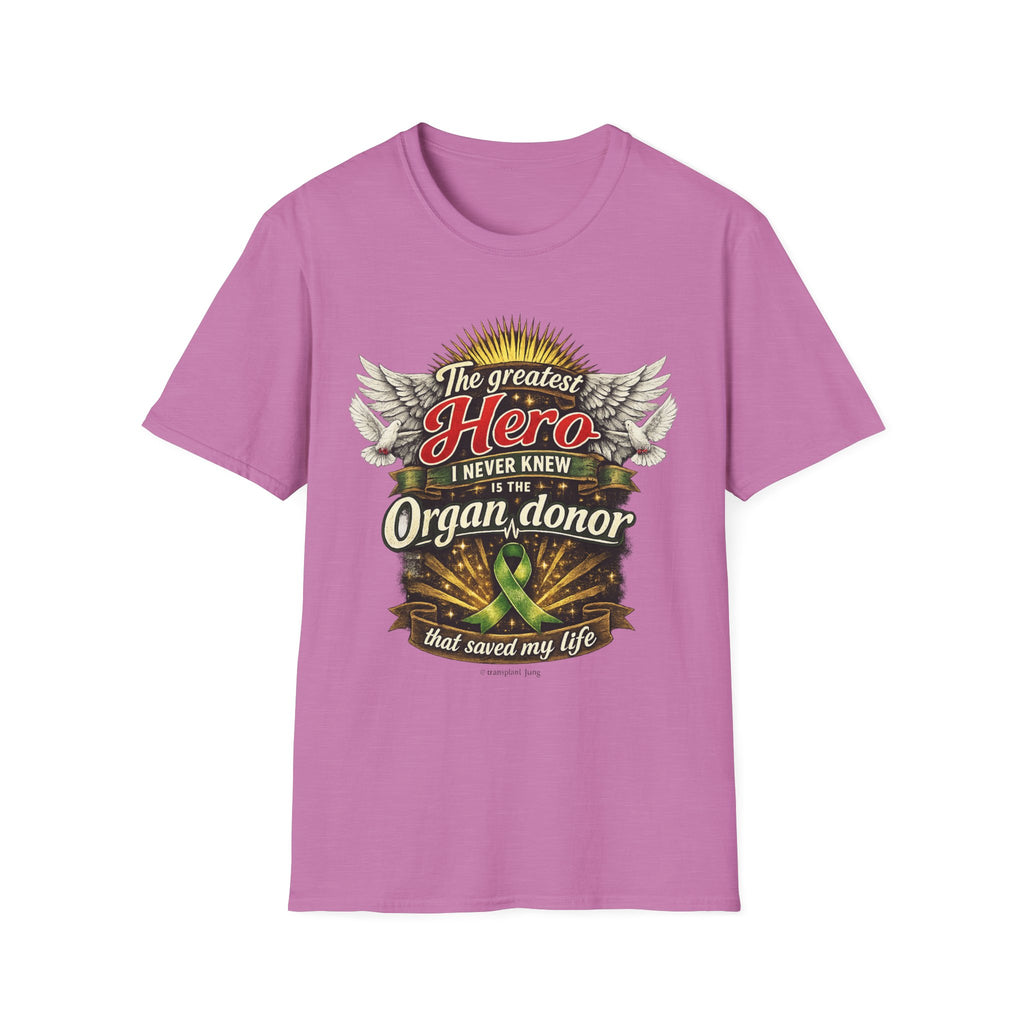 Organ Donor T‑Shirt — “The Greatest Hero I Never Knew” Tribute Tee
