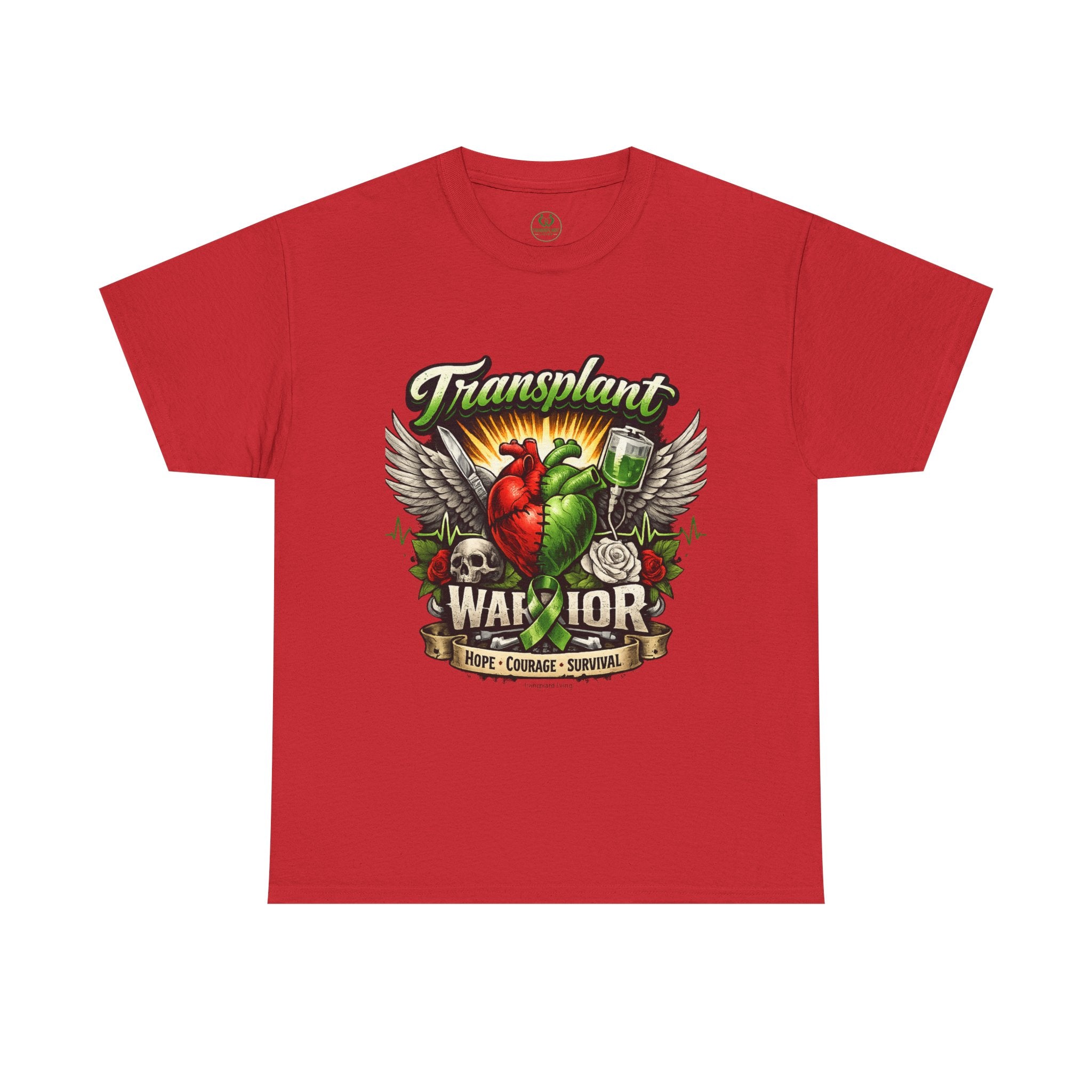 Transplant Warrior T-Shirt — 'Forever Grateful' Donate Life Survivor Tee