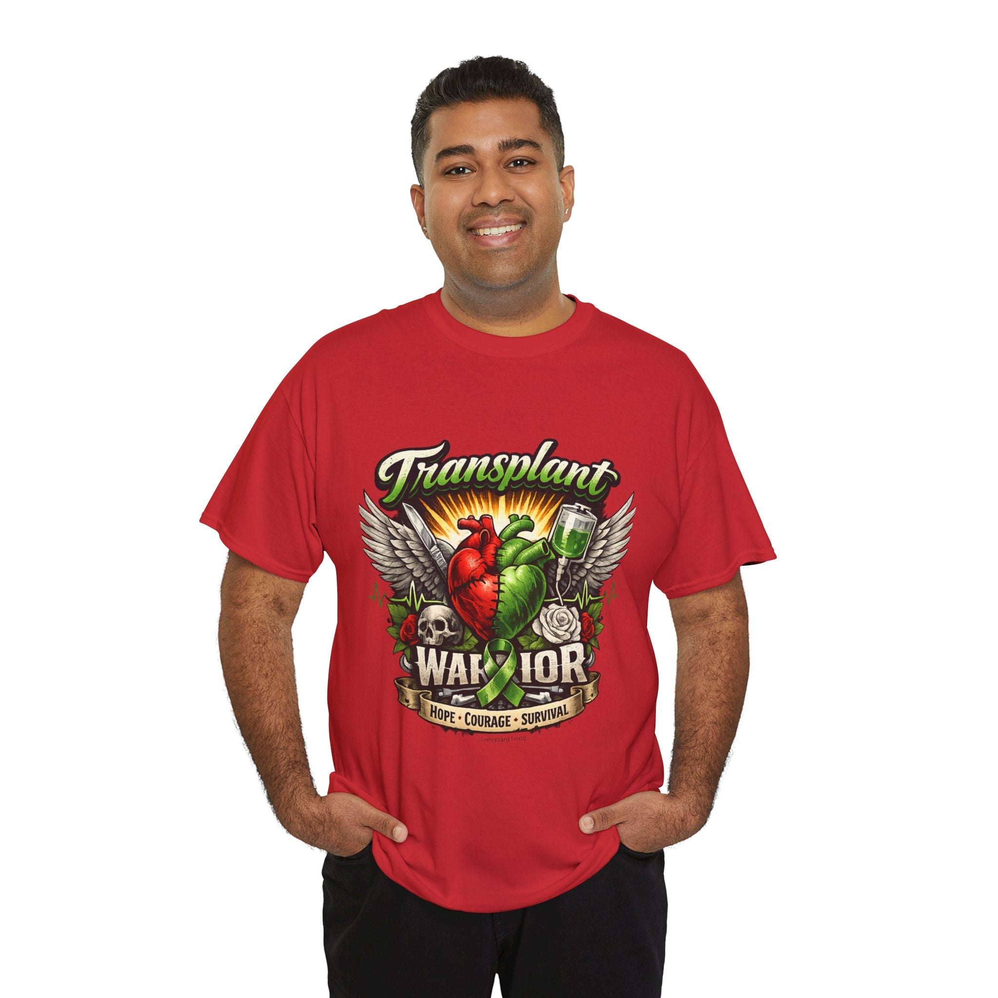 Transplant Warrior T-Shirt — 'Forever Grateful' Donate Life Survivor Tee