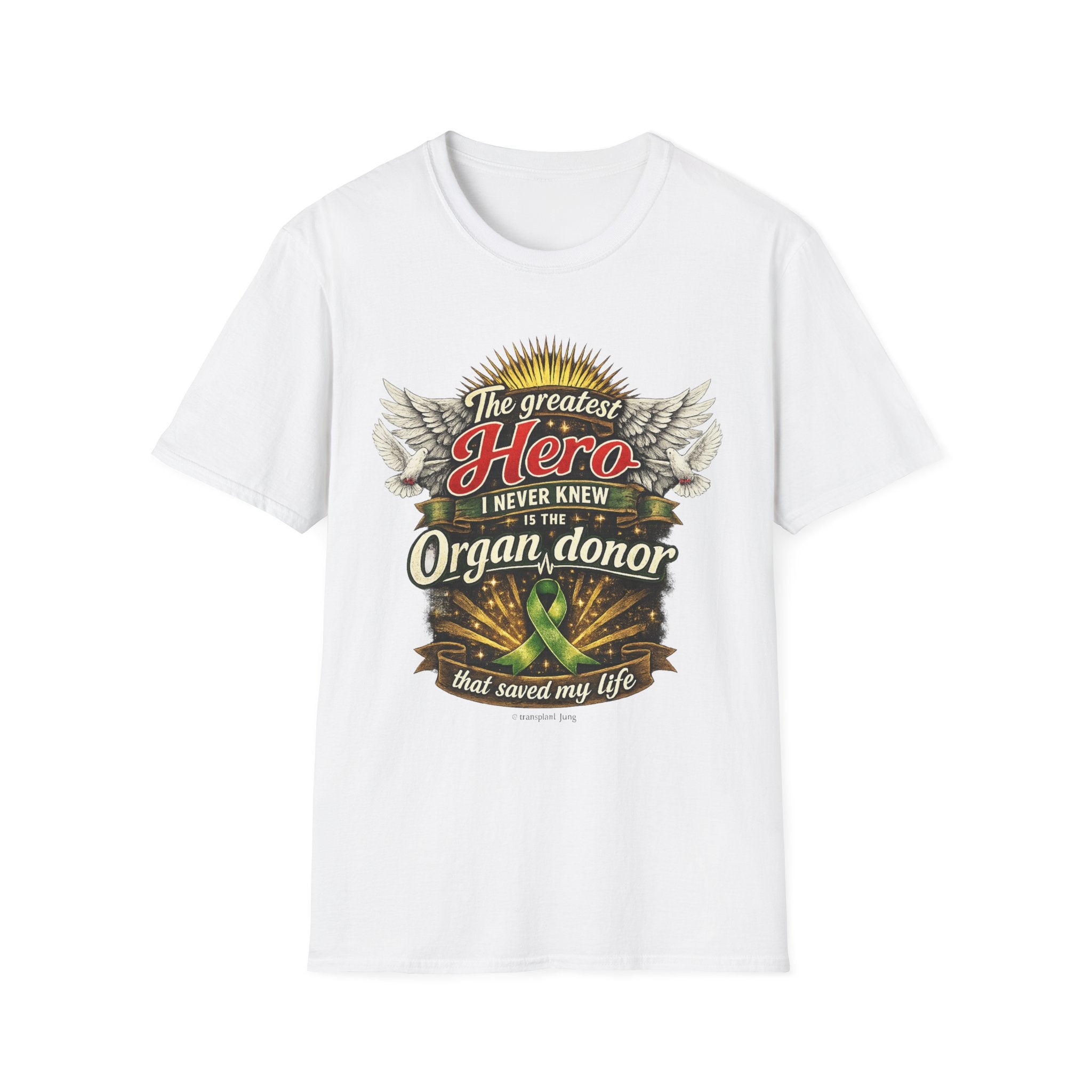 Organ Donor T‑Shirt — “The Greatest Hero I Never Knew” Tribute Tee
