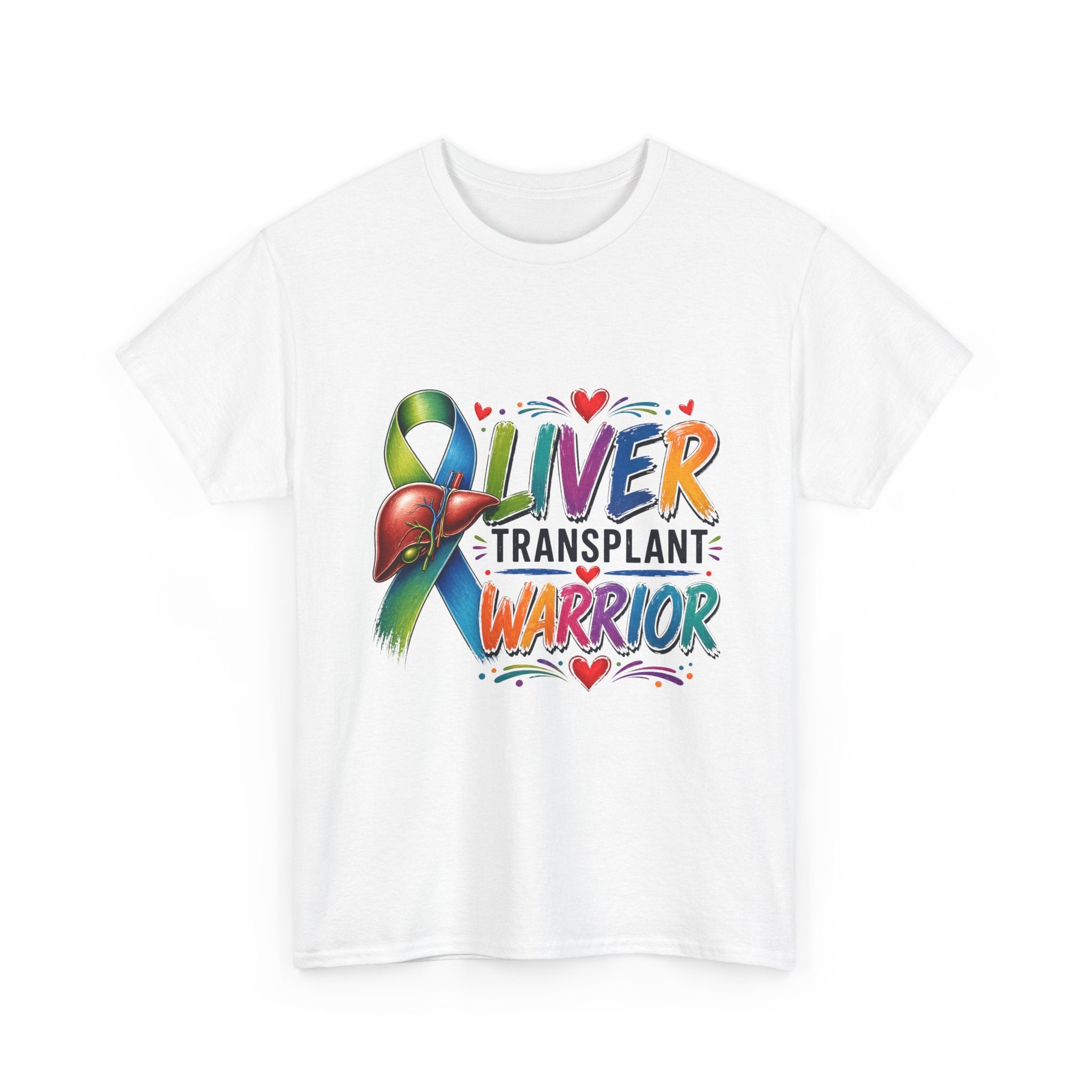 T-Shirt — Liver Transplant Warrior Ribbon Support Tee