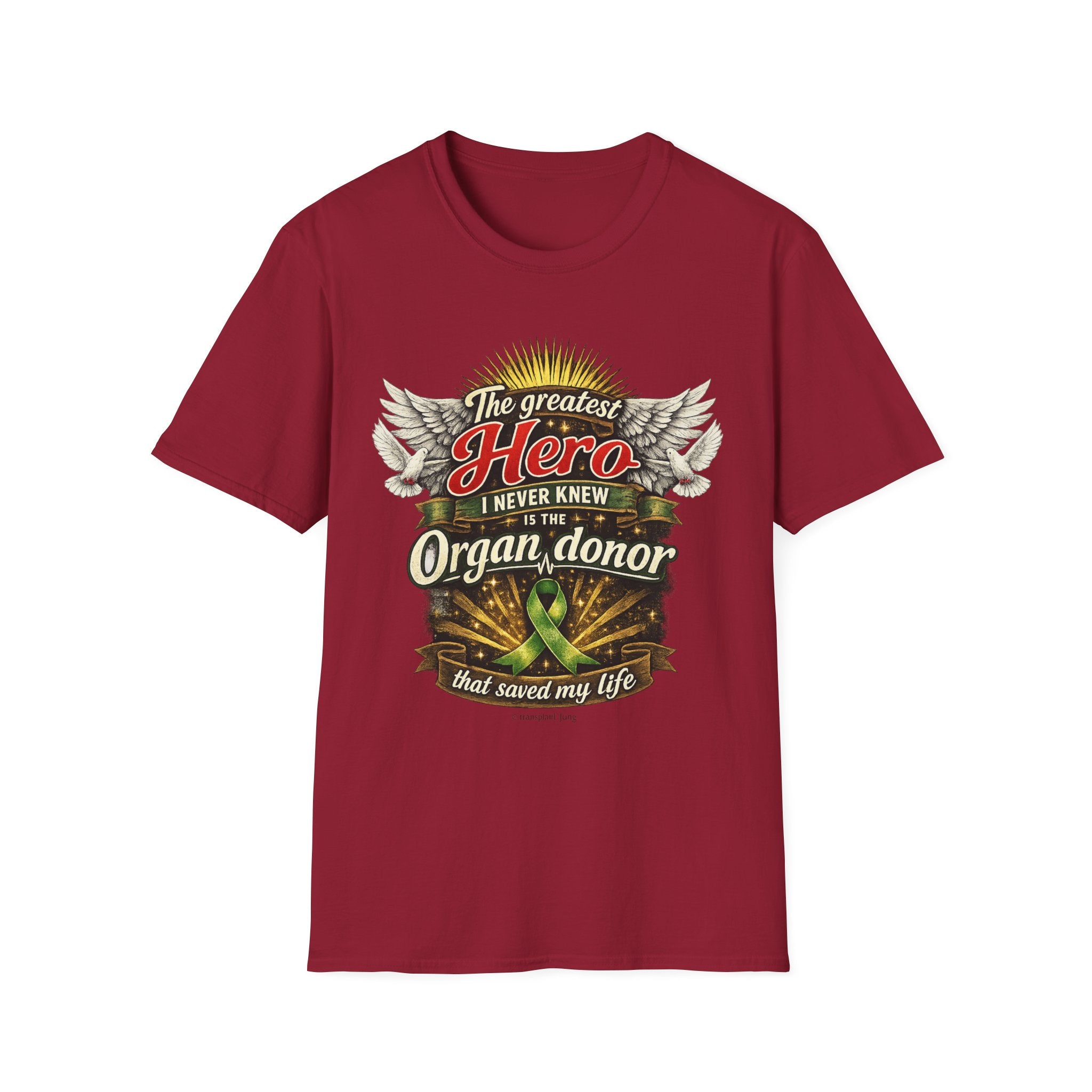 Organ Donor T‑Shirt — “The Greatest Hero I Never Knew” Tribute Tee