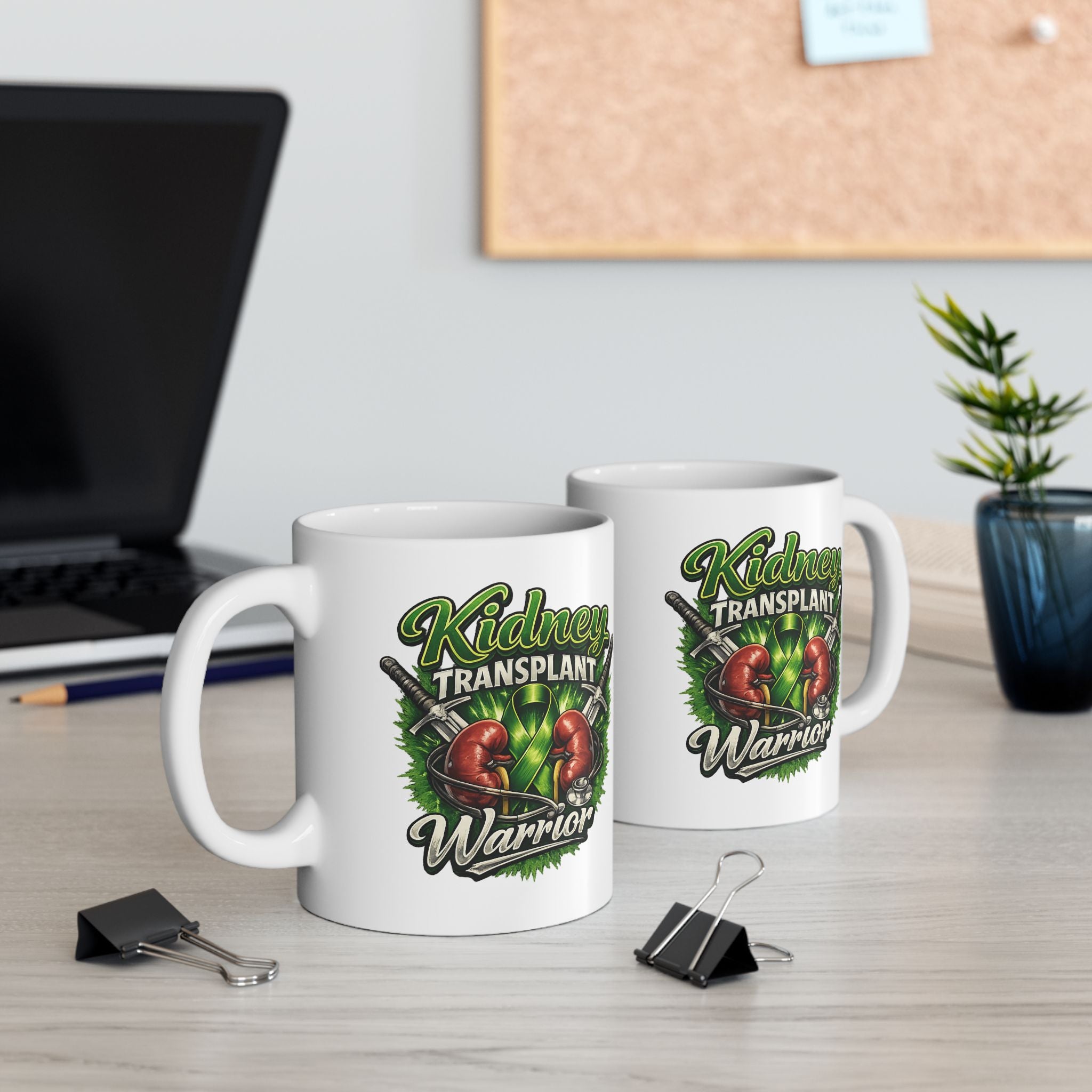 Kidney transplant WARRIOR Coffee Cup