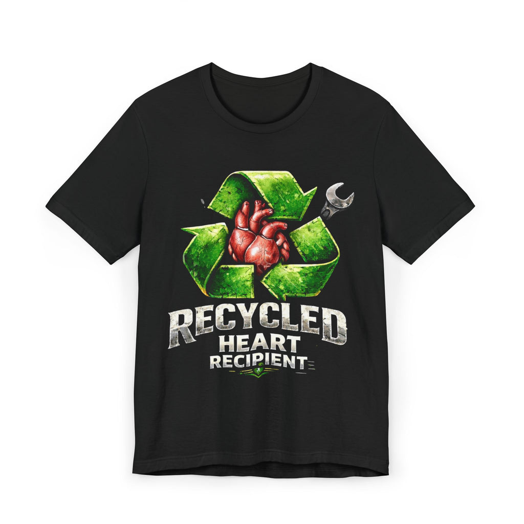 “Recycled Heart Recipient” Transplant-Awareness Graphic Tee