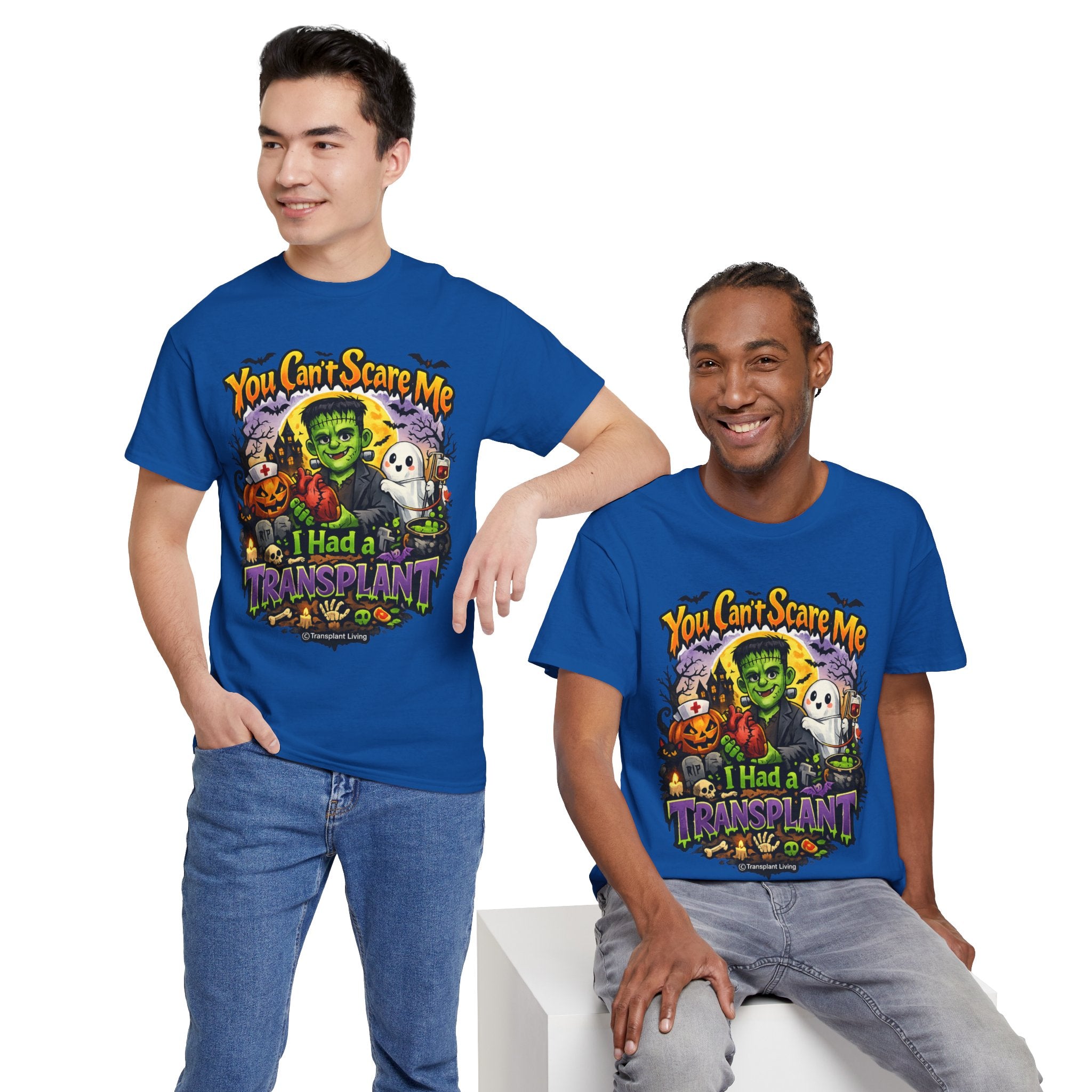 Transplant Survivor Halloween Tee — "You Can't Scare Me, I Had a Transplant"