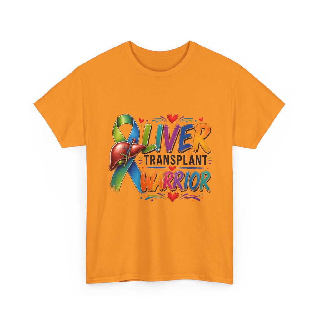 T-Shirt — Liver Transplant Warrior Ribbon Support Tee