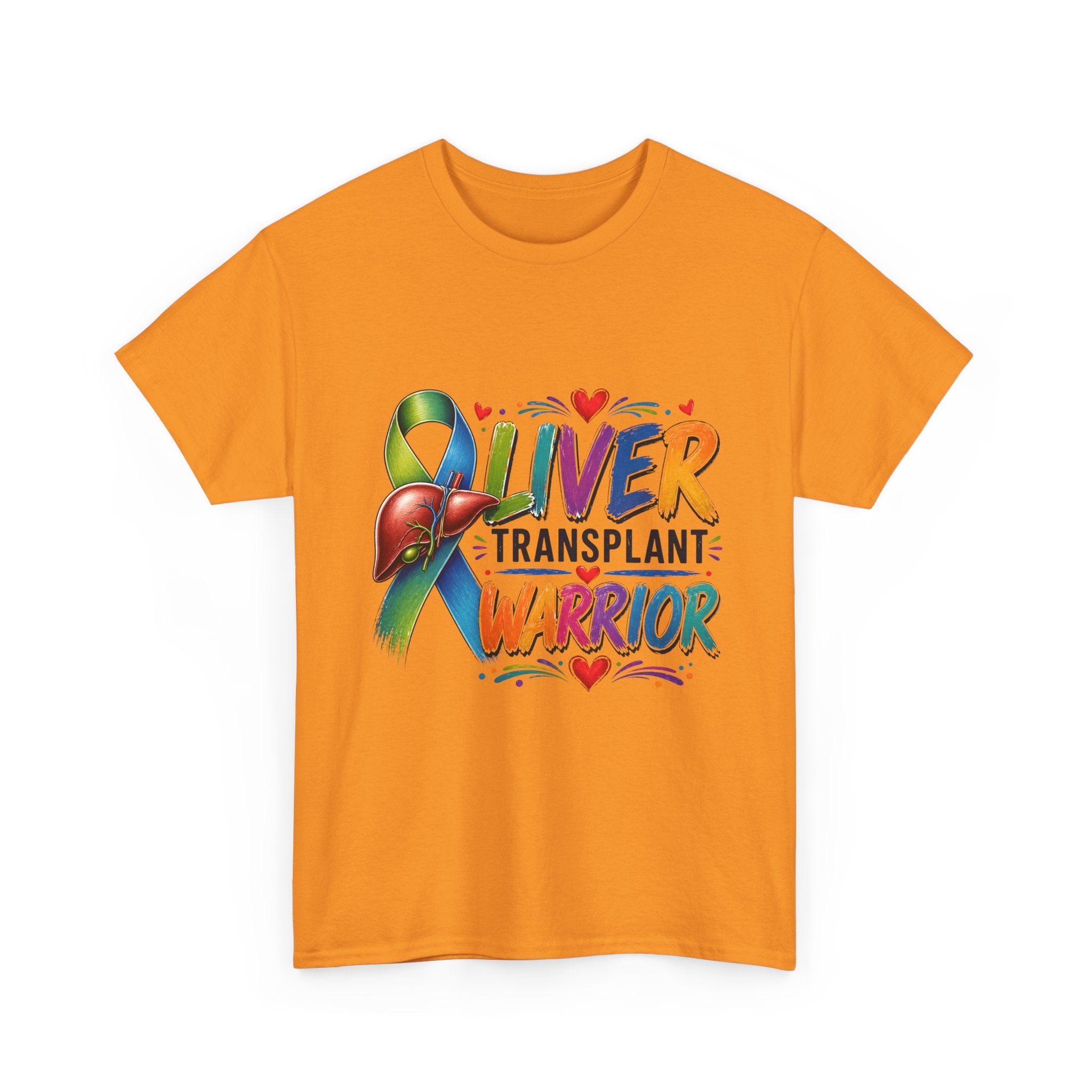 T-Shirt — Liver Transplant Warrior Ribbon Support Tee