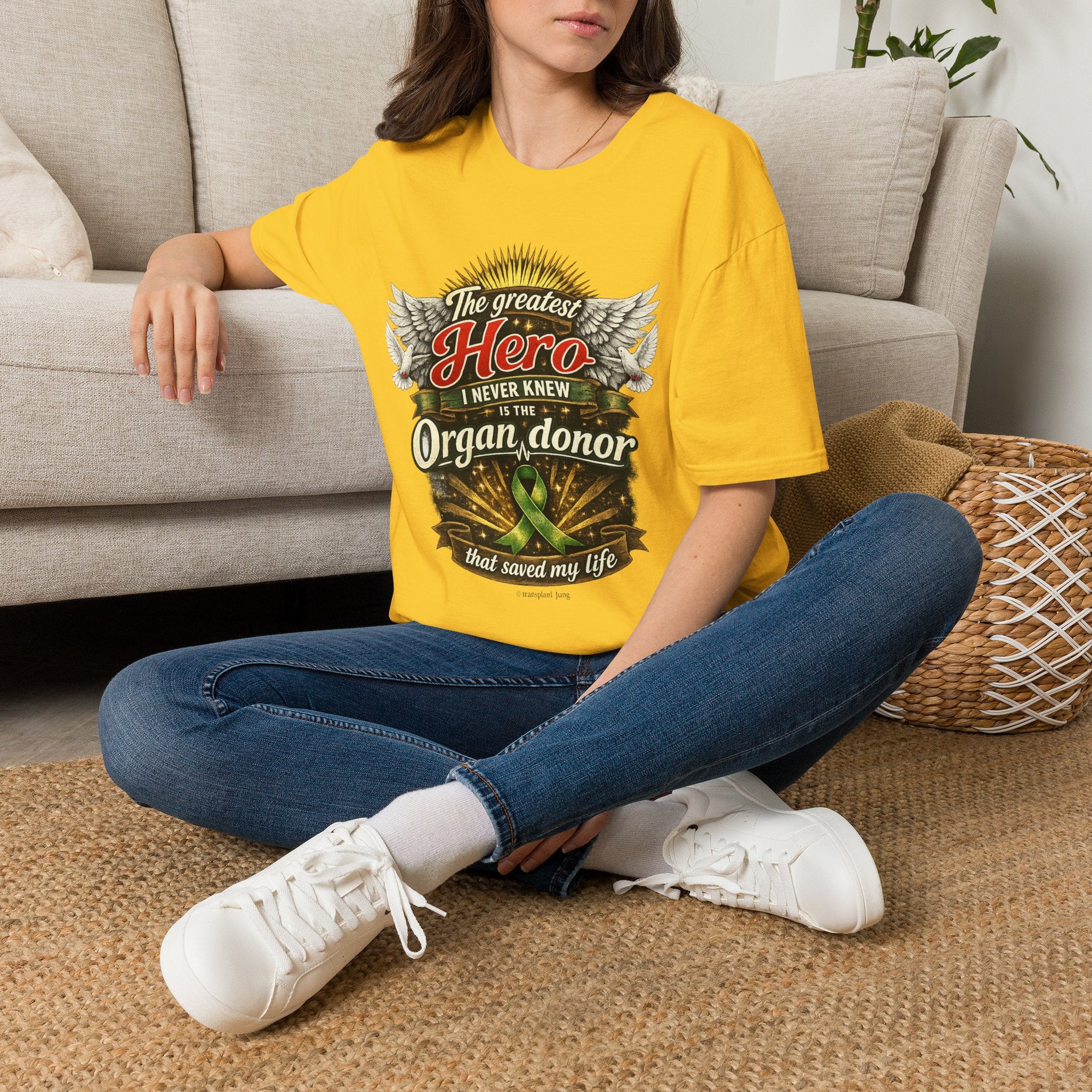 Organ Donor T‑Shirt — “The Greatest Hero I Never Knew” Tribute Tee