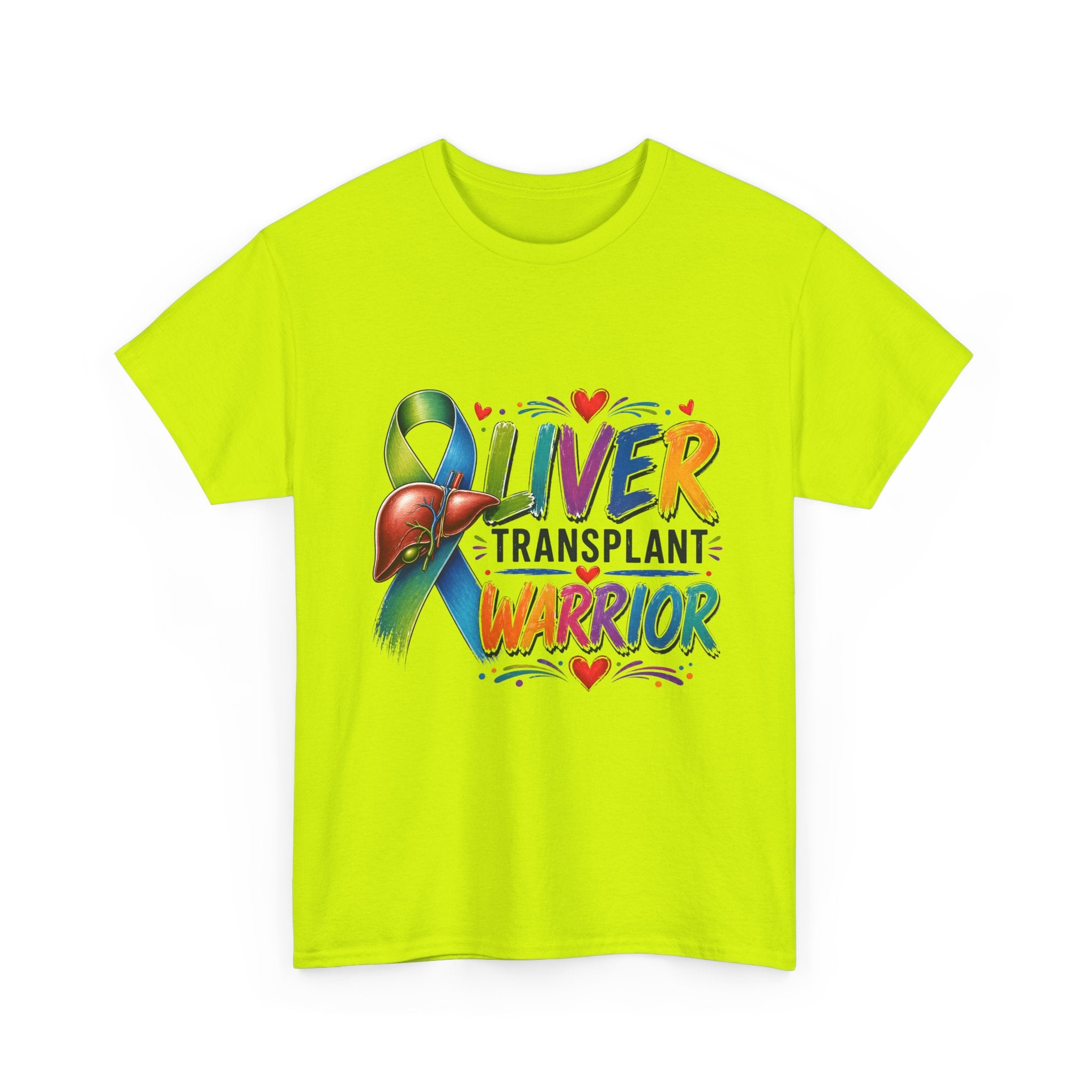 T-Shirt — Liver Transplant Warrior Ribbon Support Tee