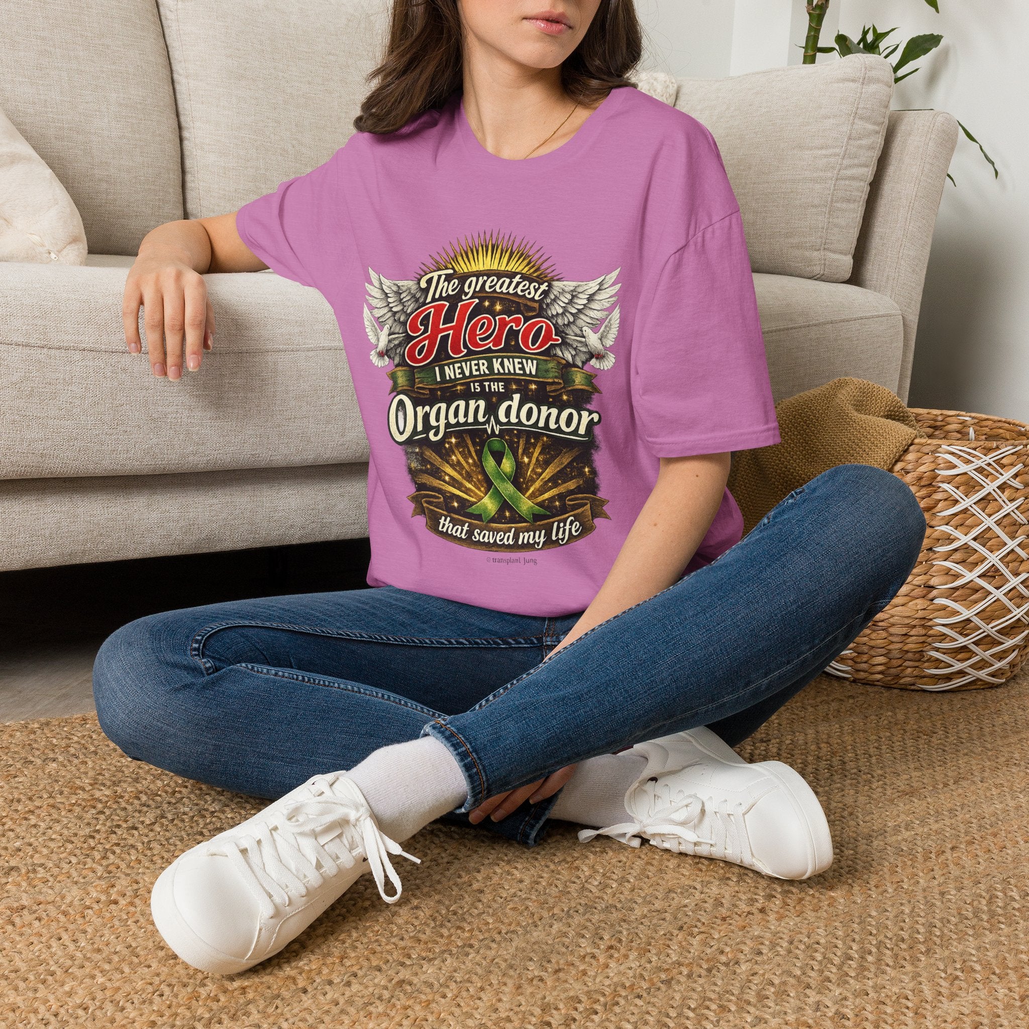Organ Donor T‑Shirt — “The Greatest Hero I Never Knew” Tribute Tee