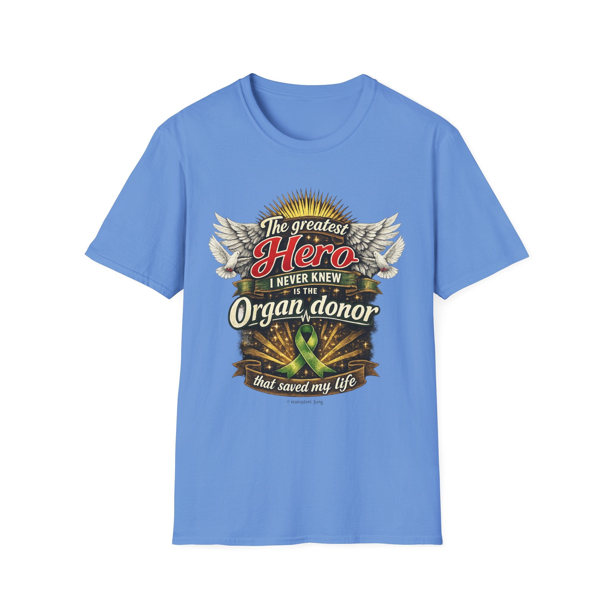Organ Donor T‑Shirt — “The Greatest Hero I Never Knew” Tribute Tee