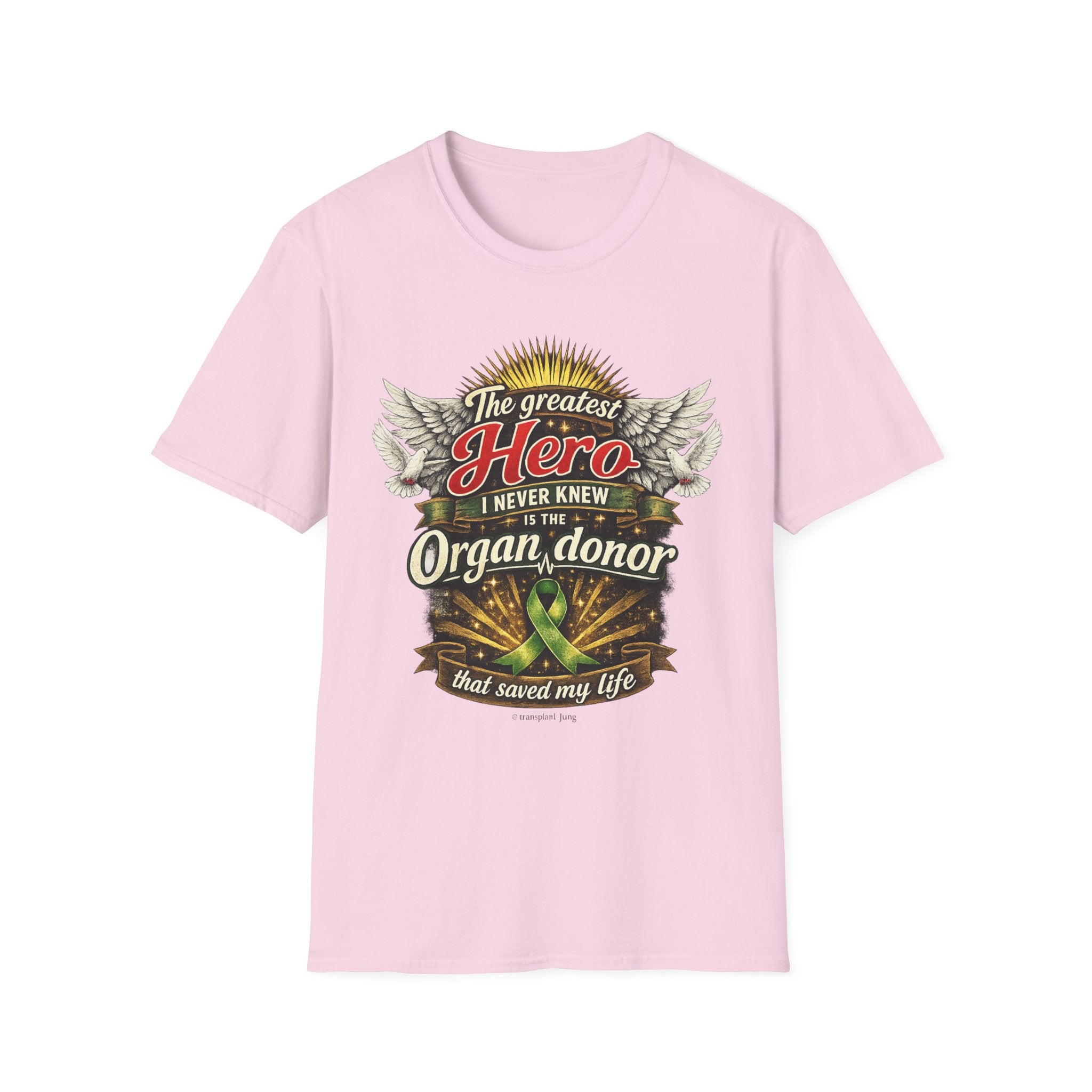 Organ Donor T‑Shirt — “The Greatest Hero I Never Knew” Tribute Tee