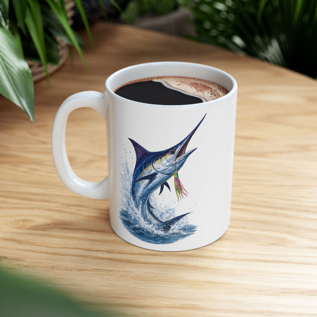 Hooked on the Moment Marlin Coffee Mug