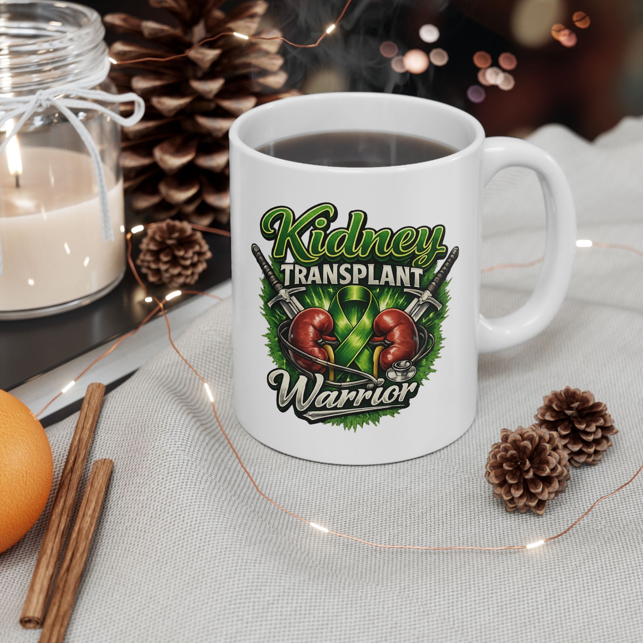 Kidney transplant WARRIOR Coffee Cup