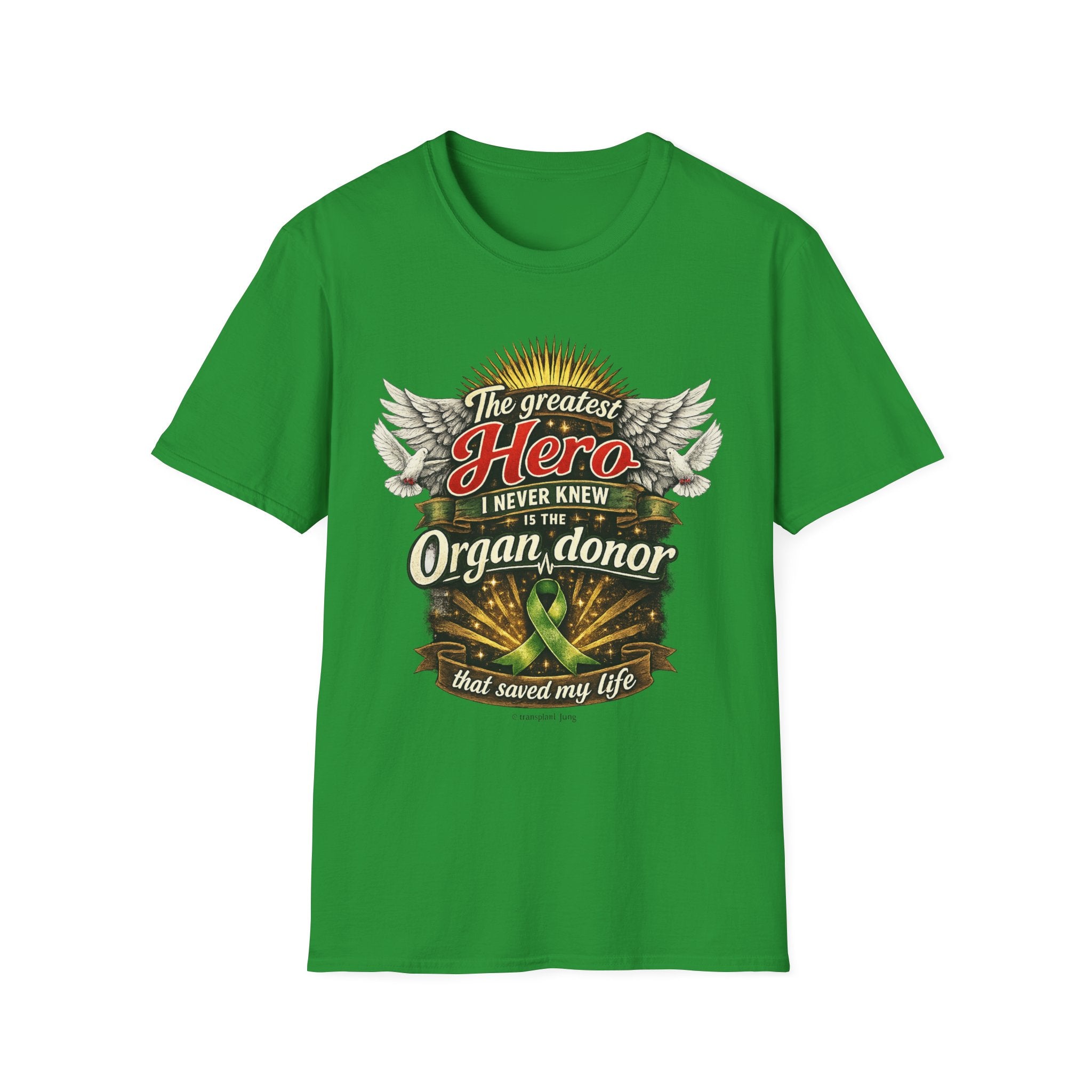 Organ Donor T‑Shirt — “The Greatest Hero I Never Knew” Tribute Tee