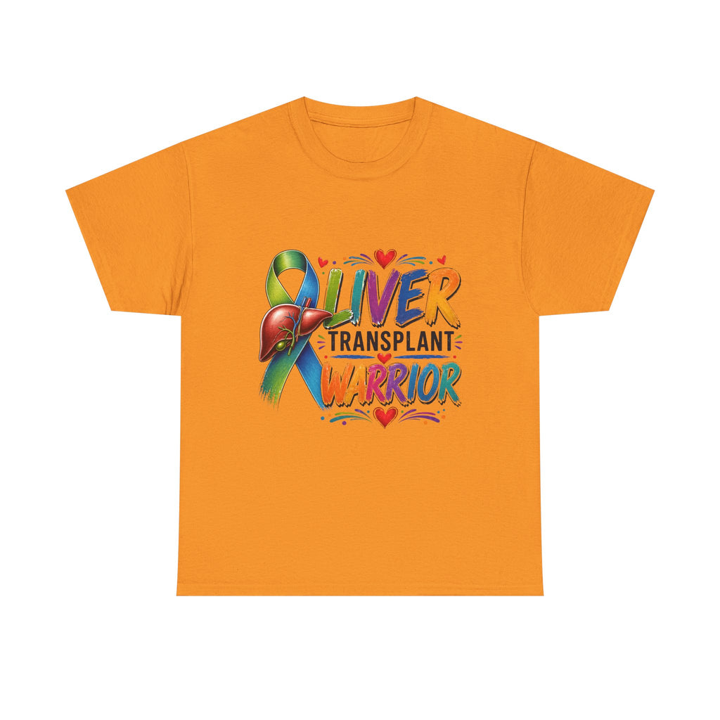 T-Shirt — Liver Transplant Warrior Ribbon Support Tee