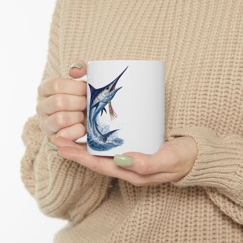 Hooked on the Moment Marlin Coffee Mug