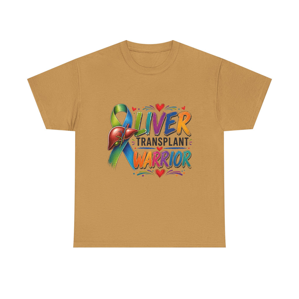 T-Shirt — Liver Transplant Warrior Ribbon Support Tee