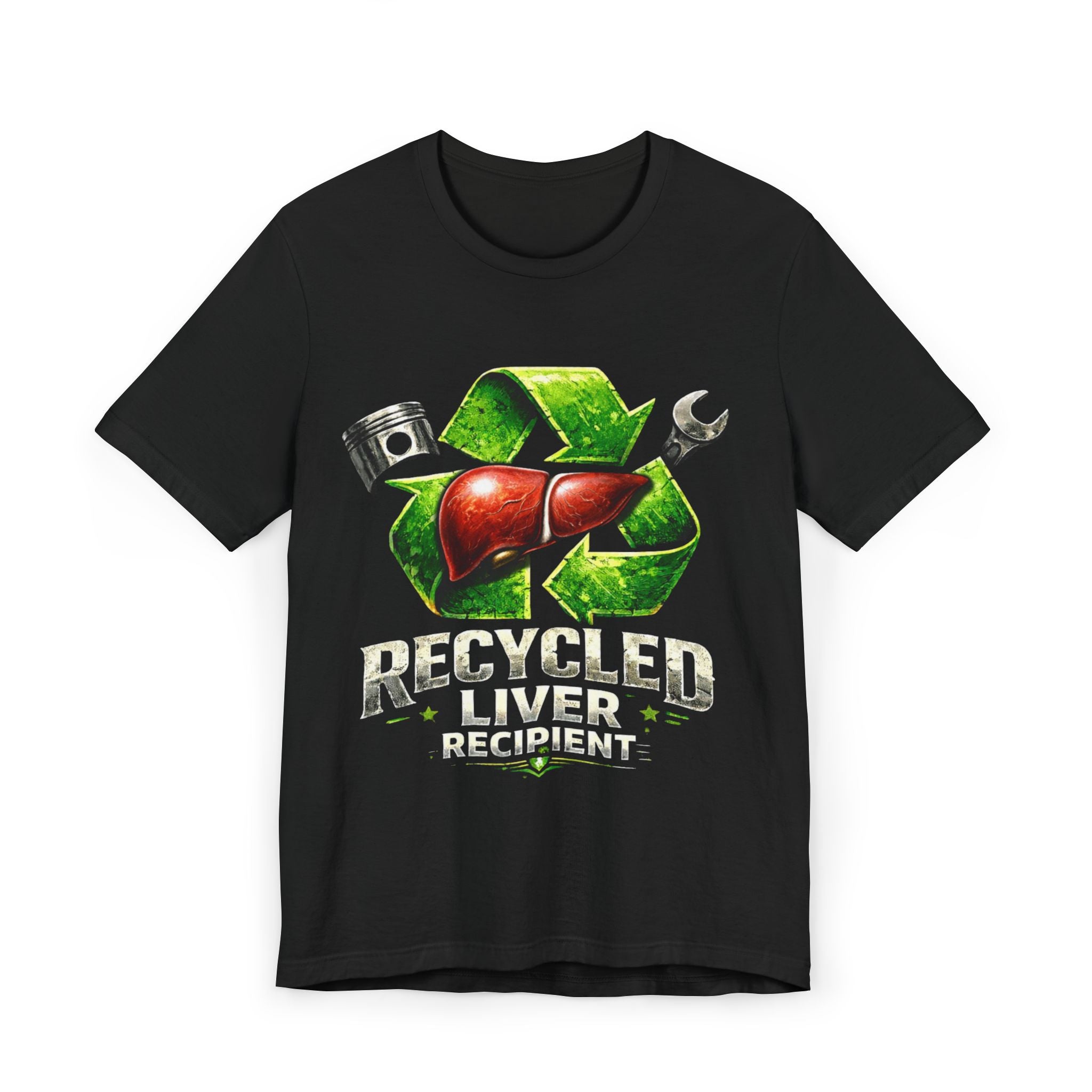 “Recycled Liver Recipient” Transplant-Awareness Graphic Tee