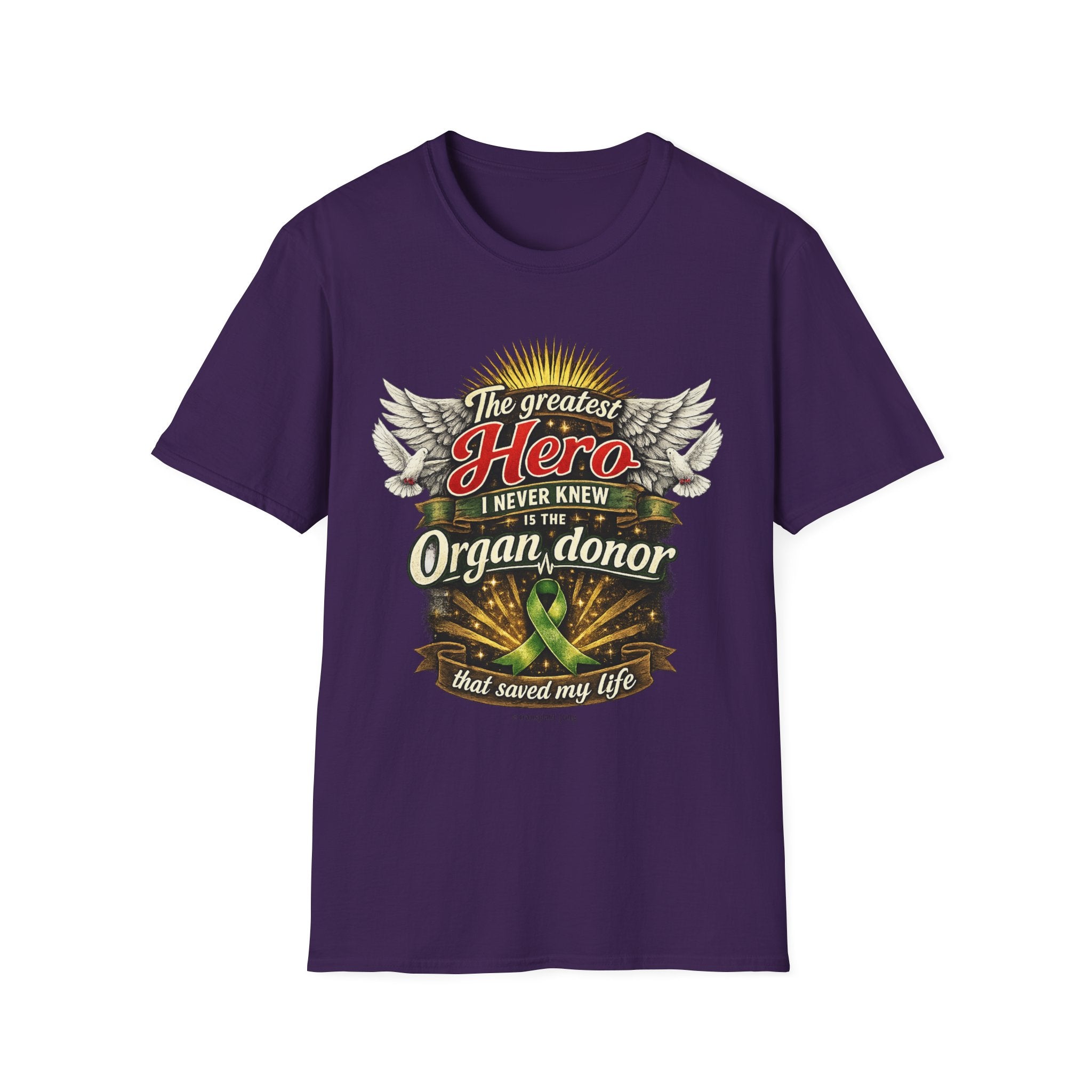 Organ Donor T‑Shirt — “The Greatest Hero I Never Knew” Tribute Tee