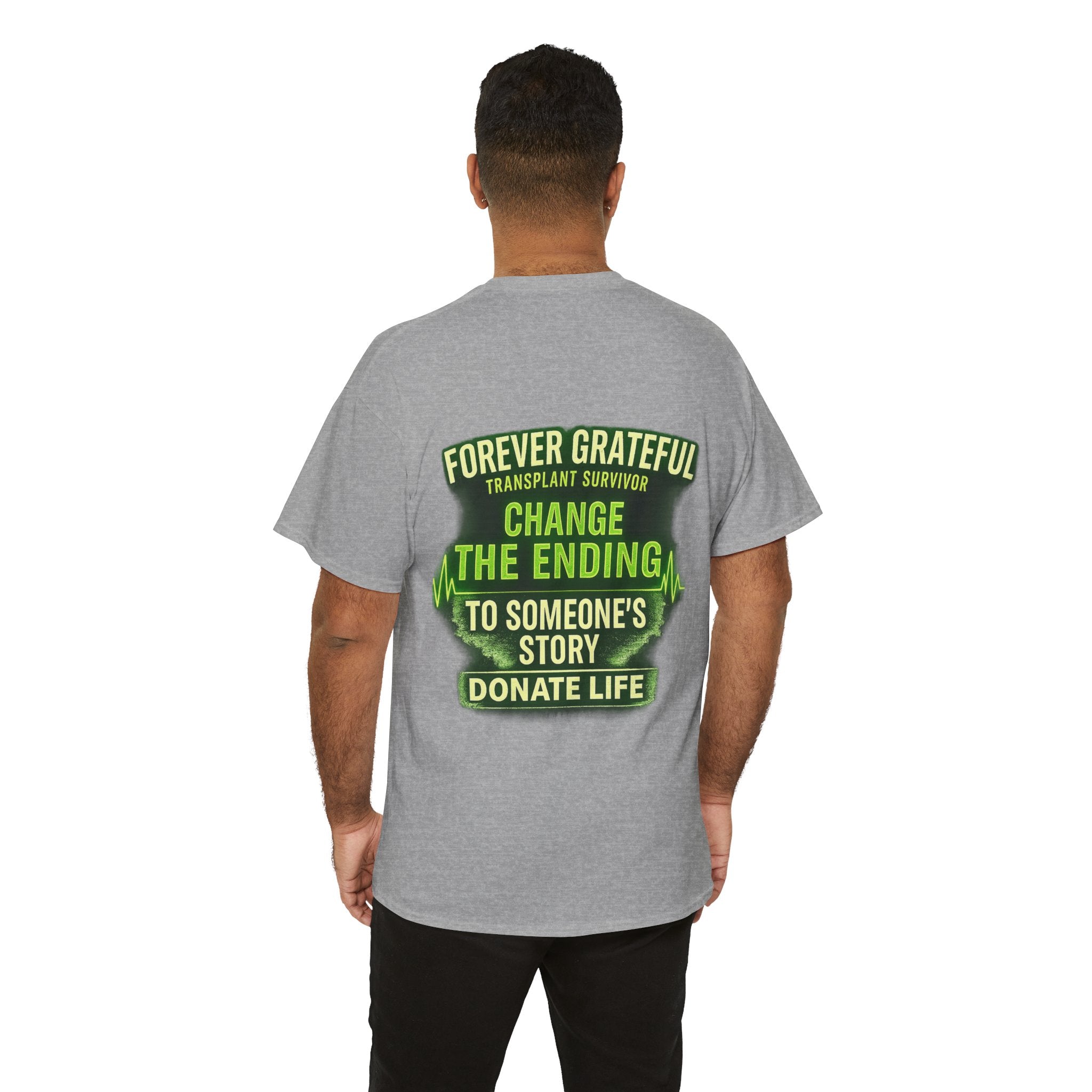 Transplant Warrior T-Shirt — 'Forever Grateful' Donate Life Survivor Tee