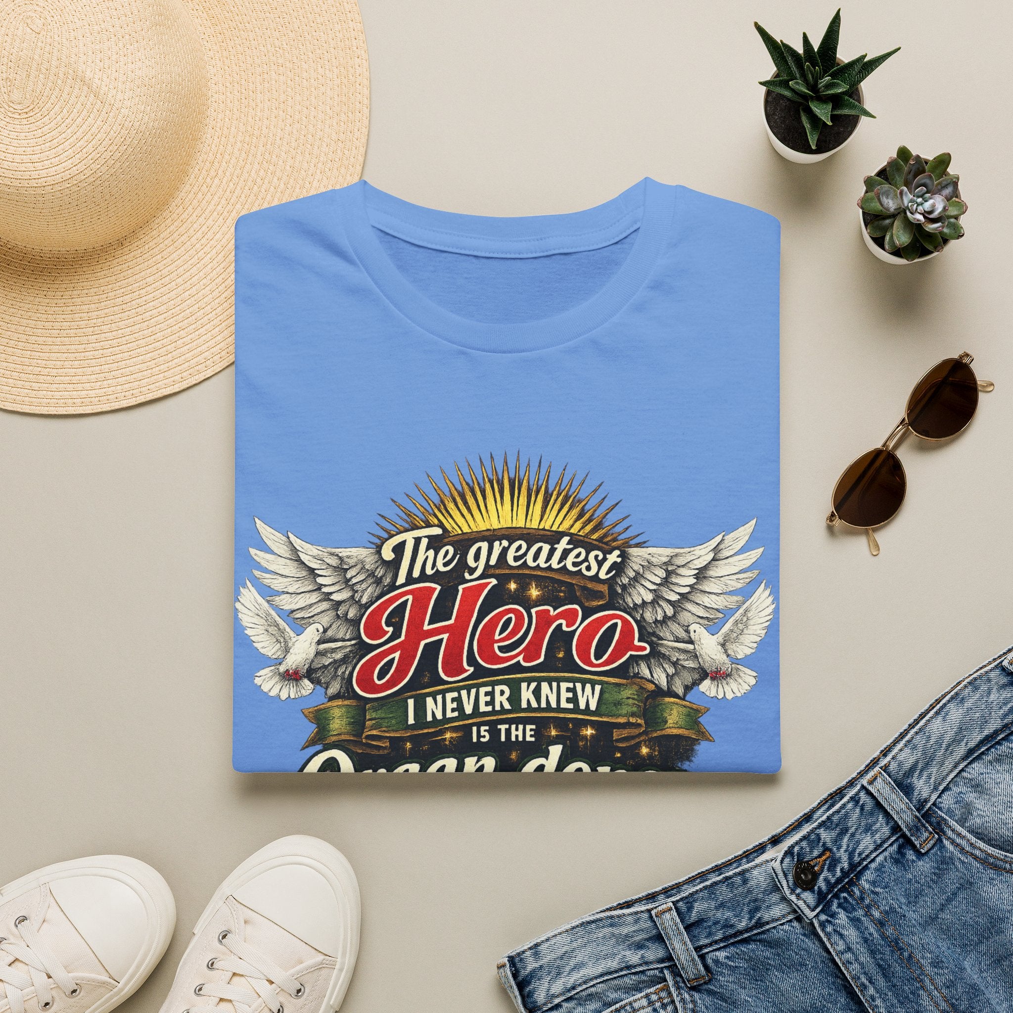 Organ Donor T‑Shirt — “The Greatest Hero I Never Knew” Tribute Tee