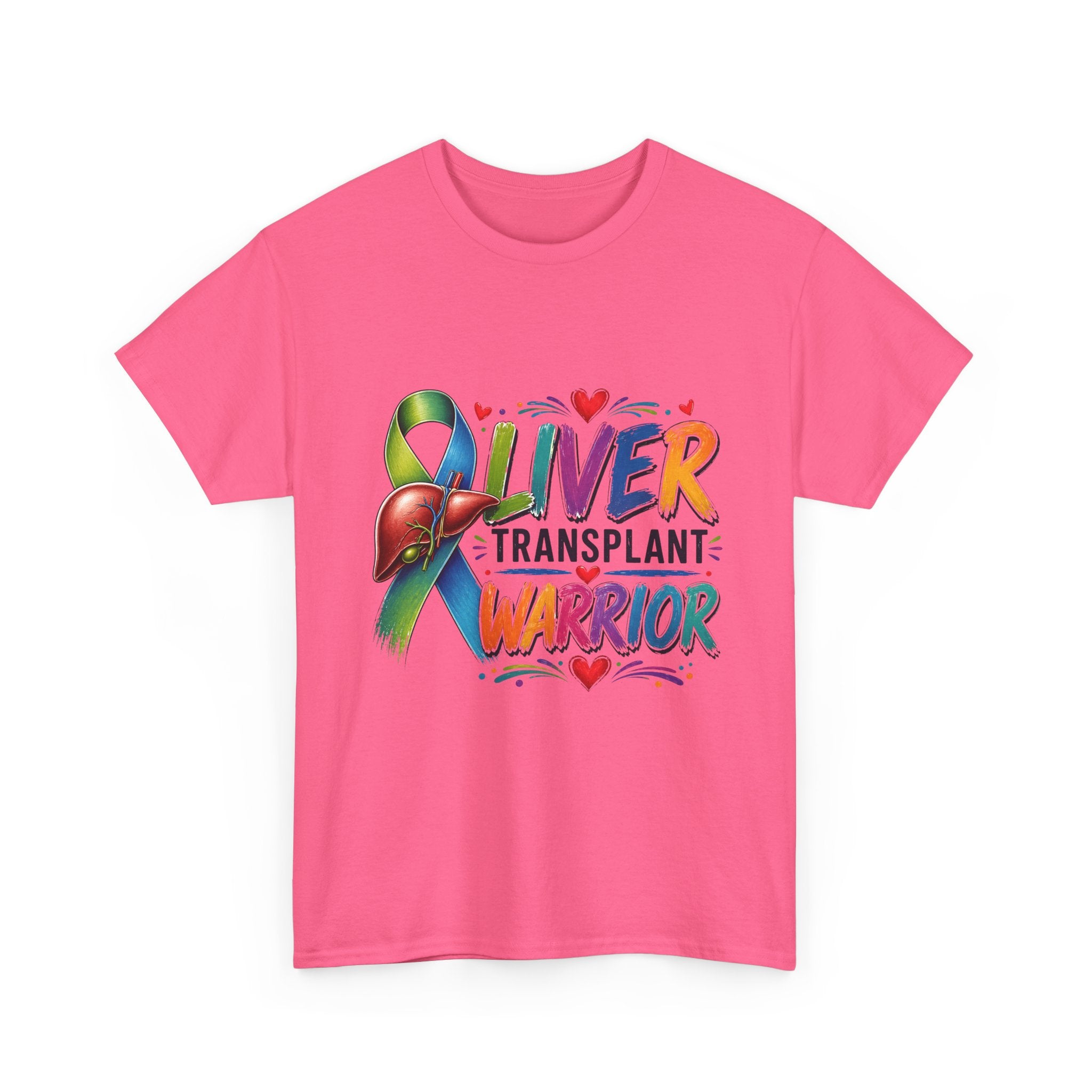T-Shirt — Liver Transplant Warrior Ribbon Support Tee