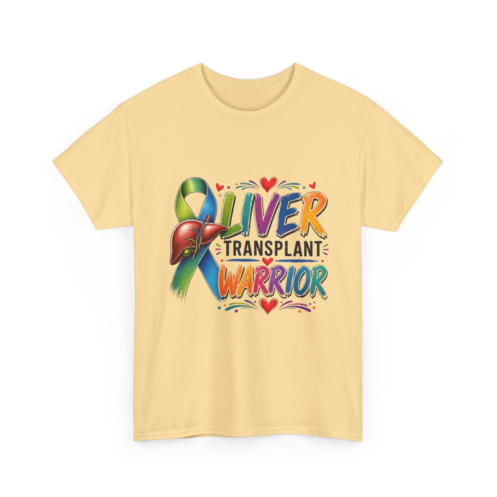 T-Shirt — Liver Transplant Warrior Ribbon Support Tee