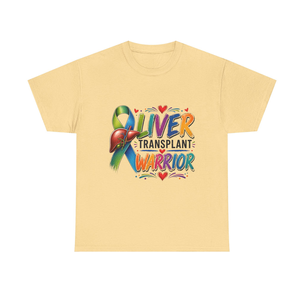 T-Shirt — Liver Transplant Warrior Ribbon Support Tee