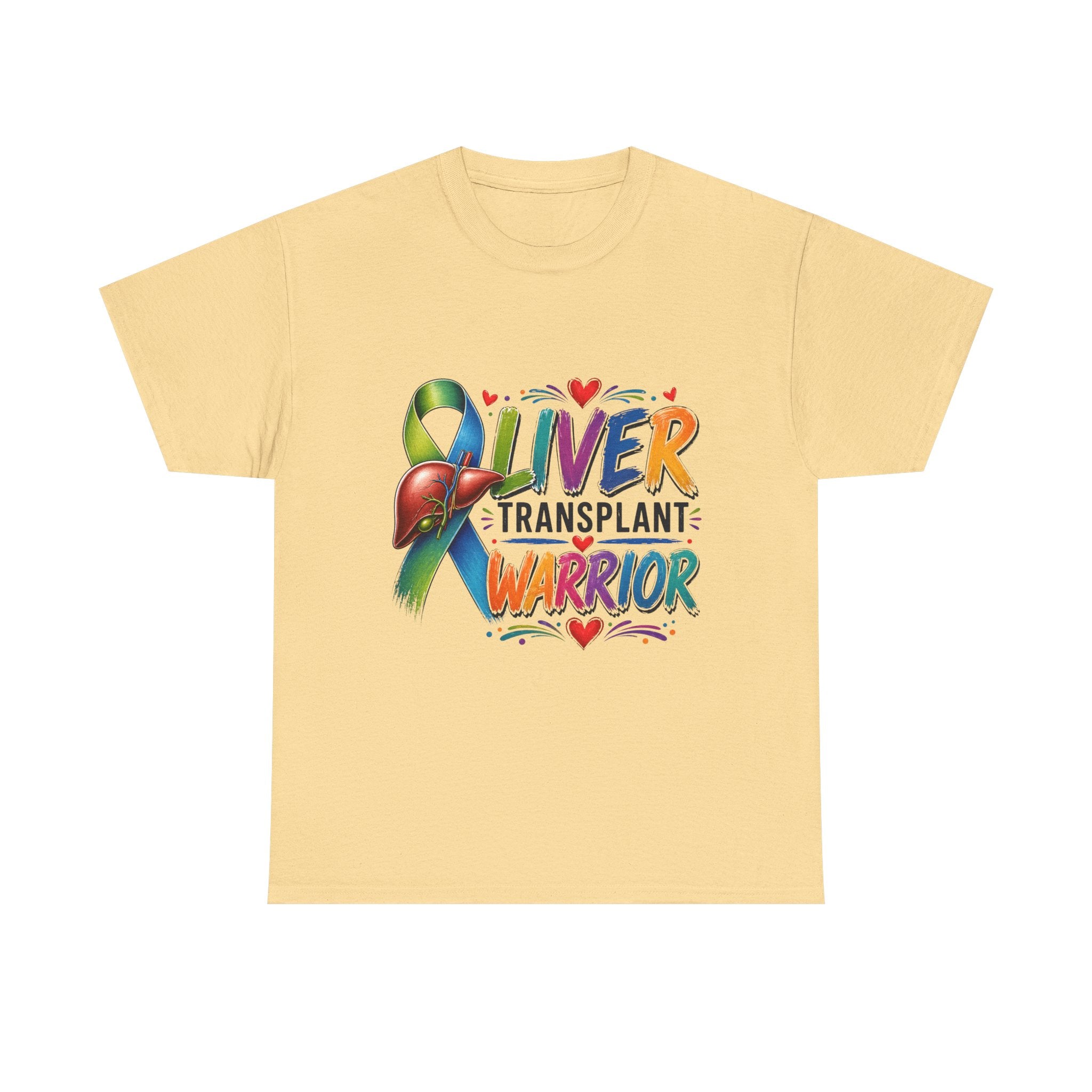T-Shirt — Liver Transplant Warrior Ribbon Support Tee