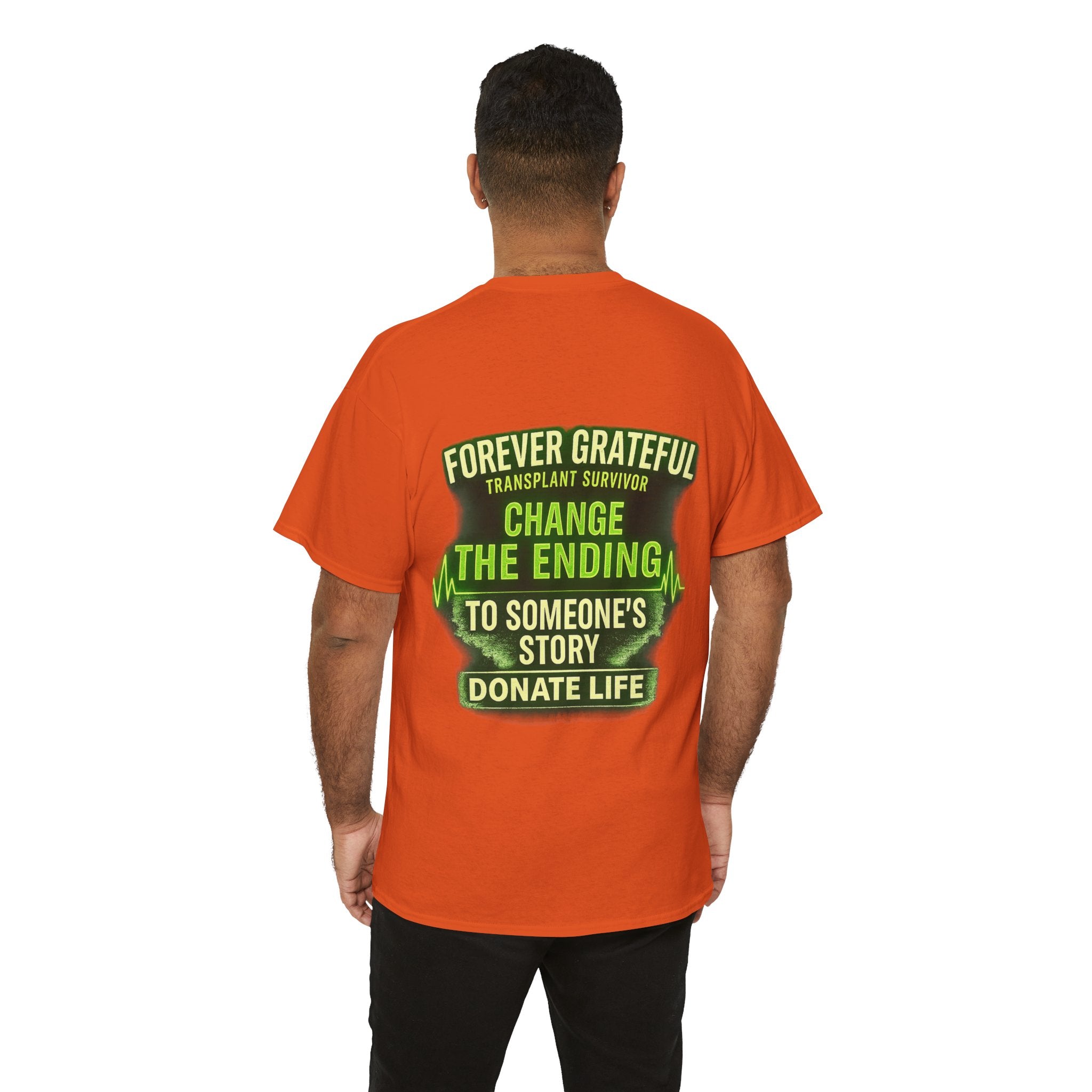 Transplant Warrior T-Shirt — 'Forever Grateful' Donate Life Survivor Tee