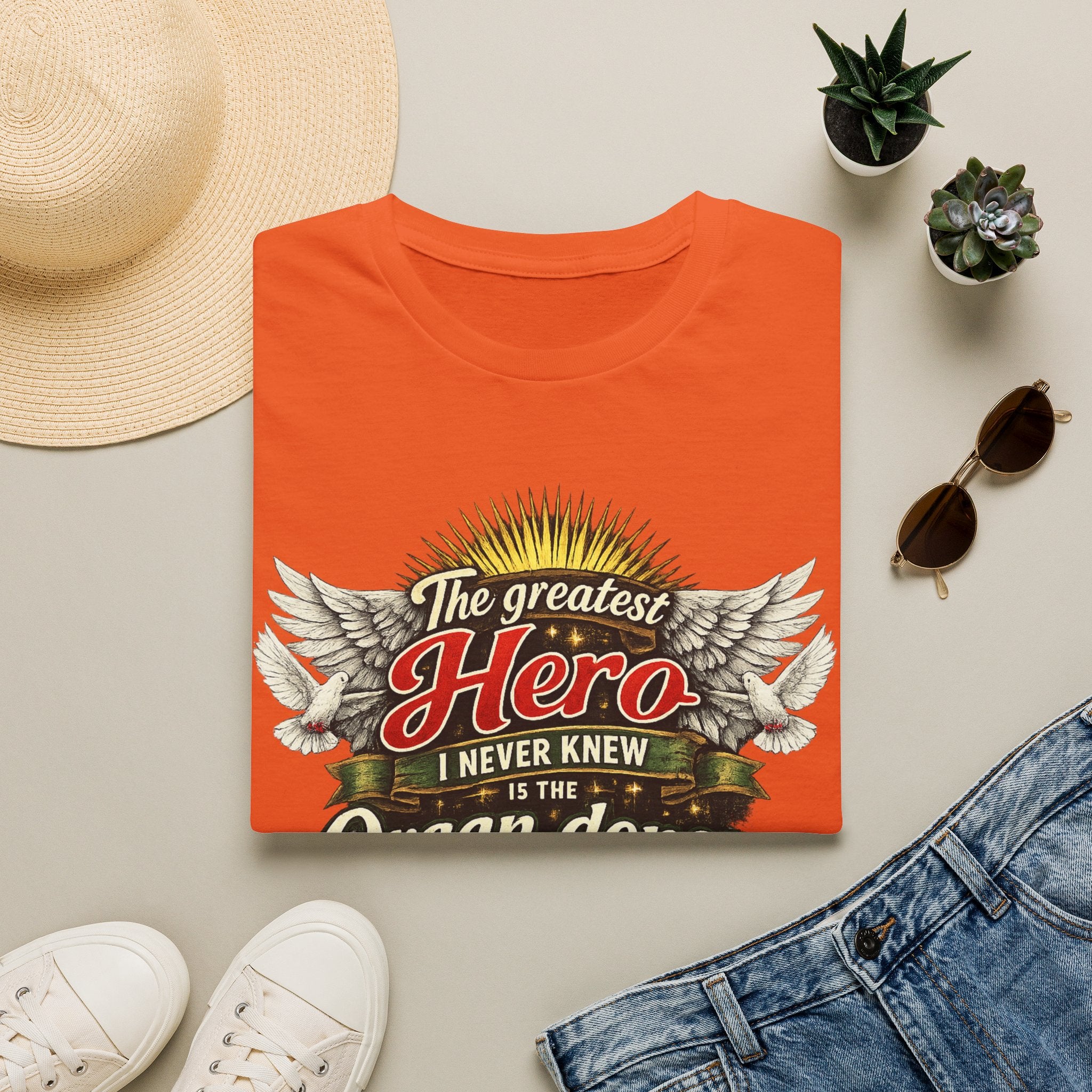 Organ Donor T‑Shirt — “The Greatest Hero I Never Knew” Tribute Tee